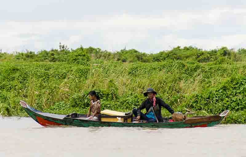 22 - Camboya - lago Tonle Sap y pueblo flotante de Chung Knearn